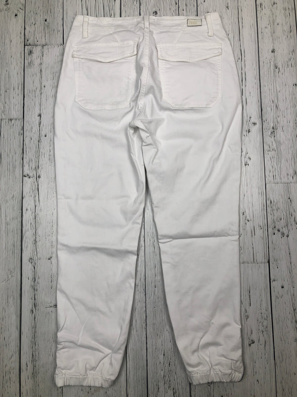 Paige mayslie white joggers - Hers M/29