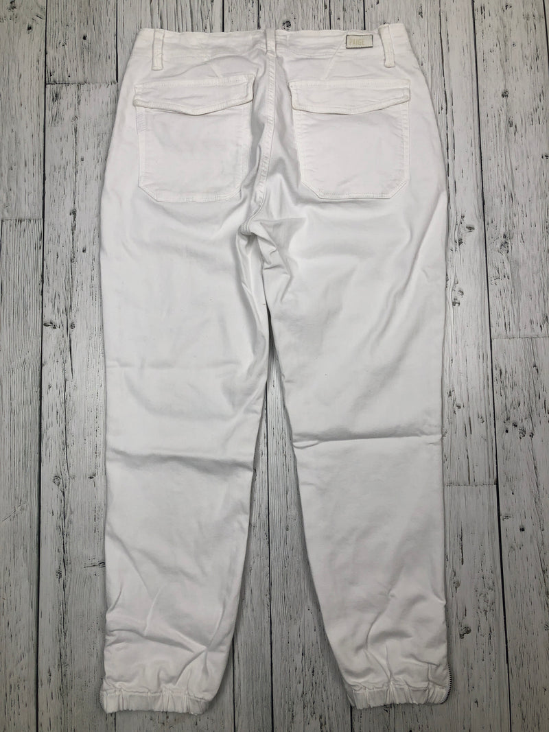 Paige mayslie white joggers - Hers M/29