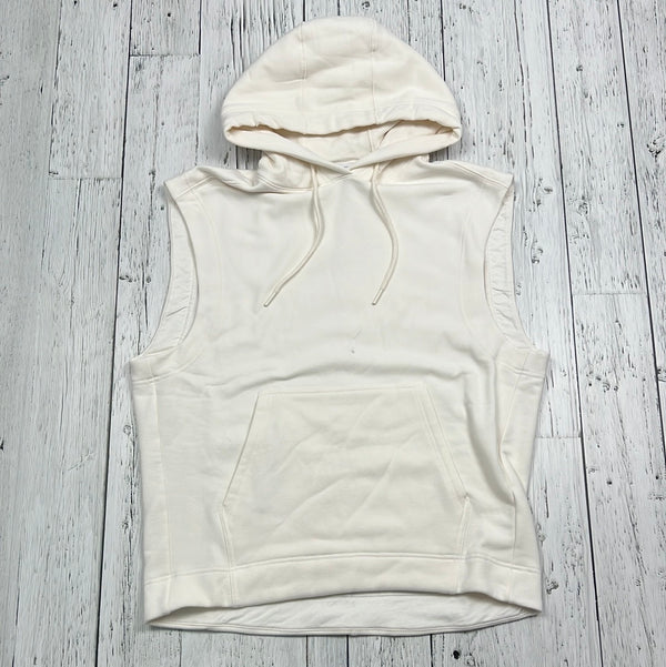 Athleta white hoodie vest - Hers XXS