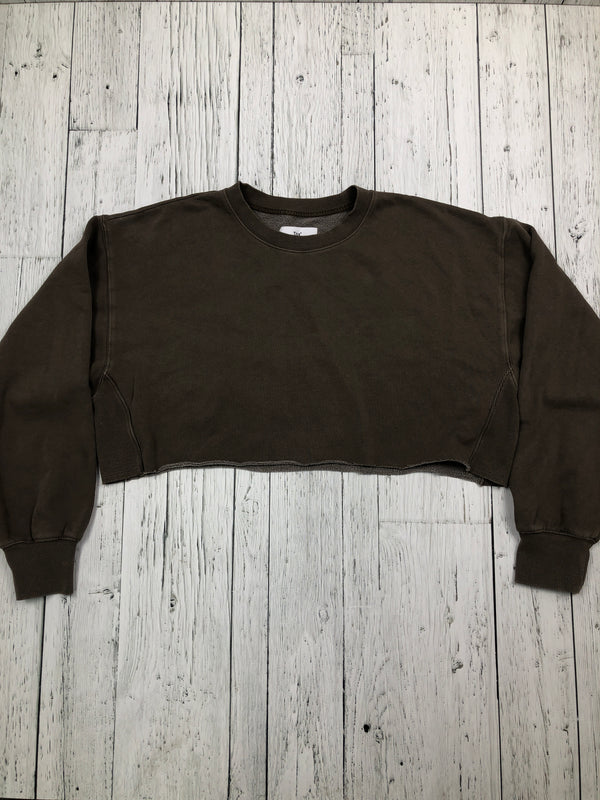 Tna Aritzia brown cropped sweatshirt - Hers XS/2