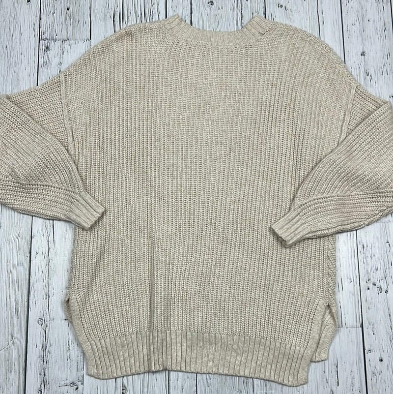 American Eagle cream knit sweater - Hers - XS