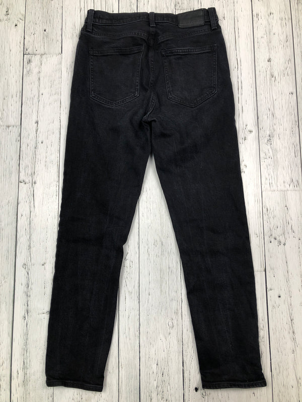 Denim Forum Aritzia black yoko high rise slim jeans - Hers S/27