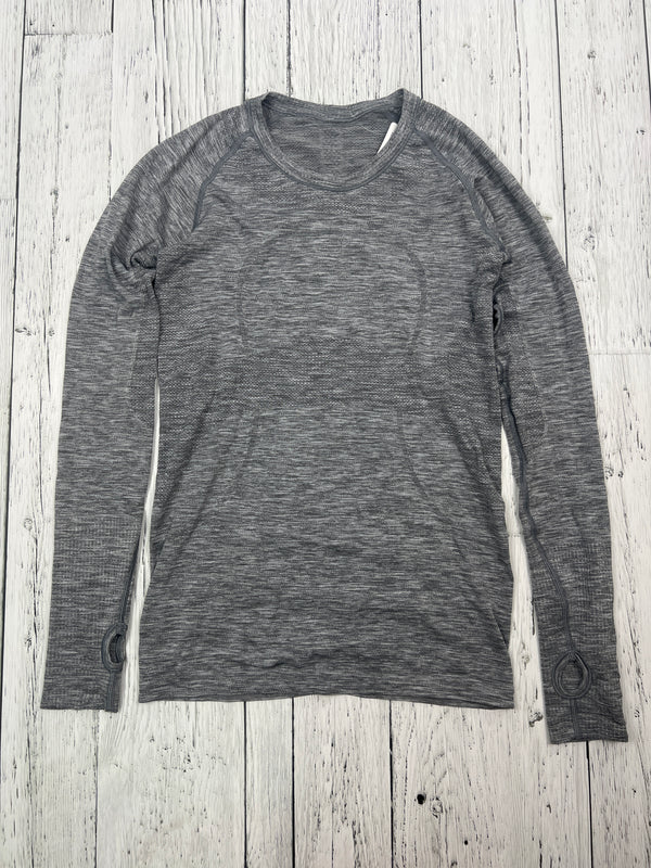 lululemon grey long sleeve shirt - Hers M/8