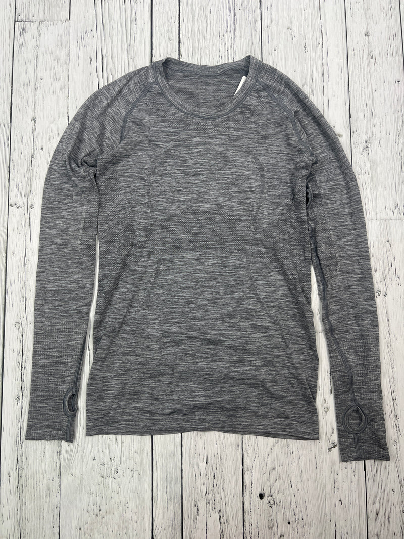 lululemon grey long sleeve shirt - Hers M/8