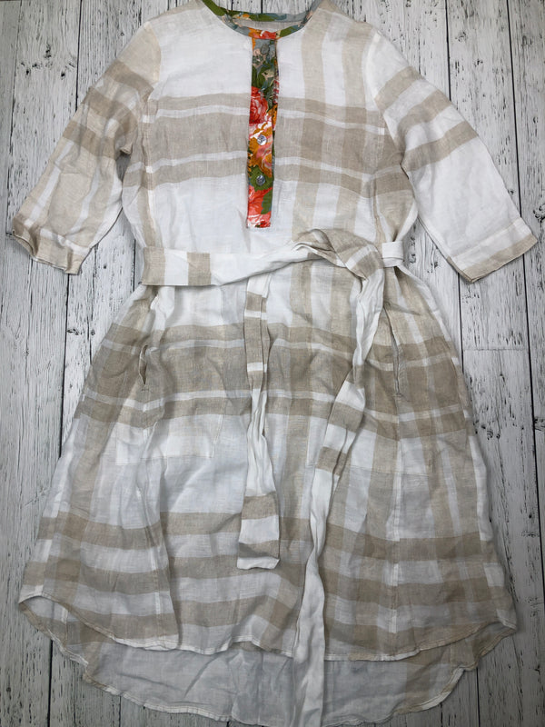 Alembika brown white striped dress - Hers S