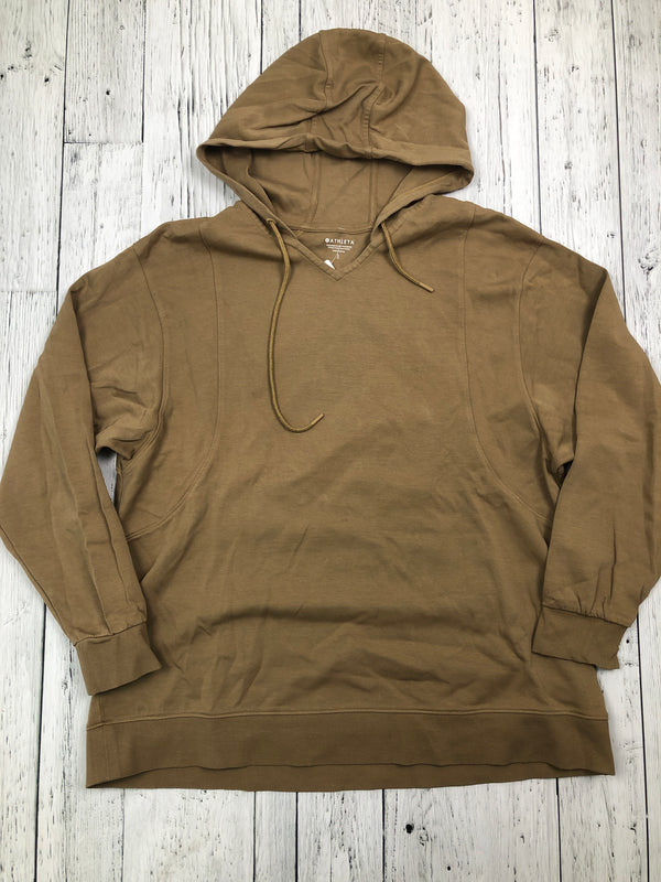 Athleta brown hoodie - Hers L