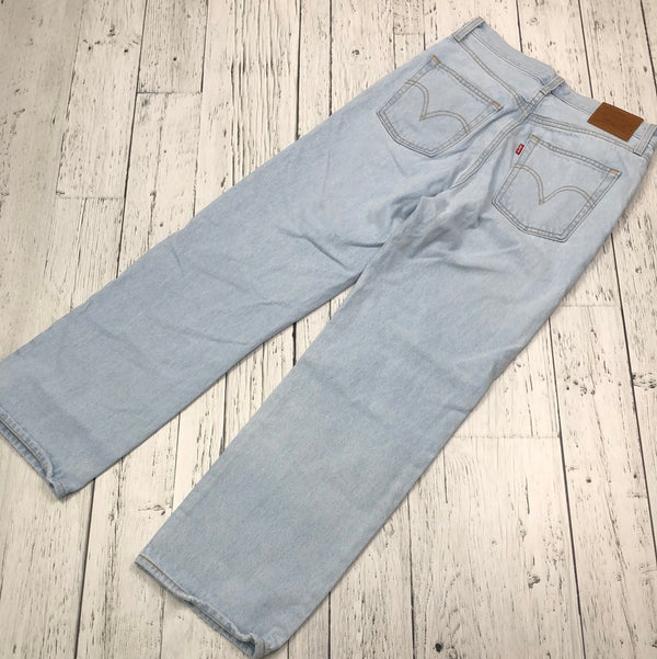 Levi’s ribcage straight ankle distressed blue jeans - Hers S/27