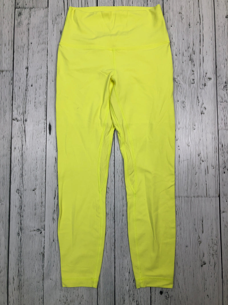 lululemon yellow leggings - Hers S/6