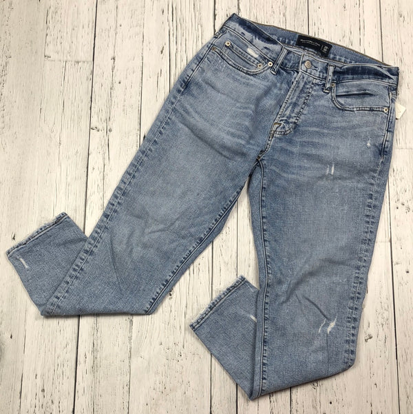 Abercrombie&Fitch blue distressed jeans - His 29x30