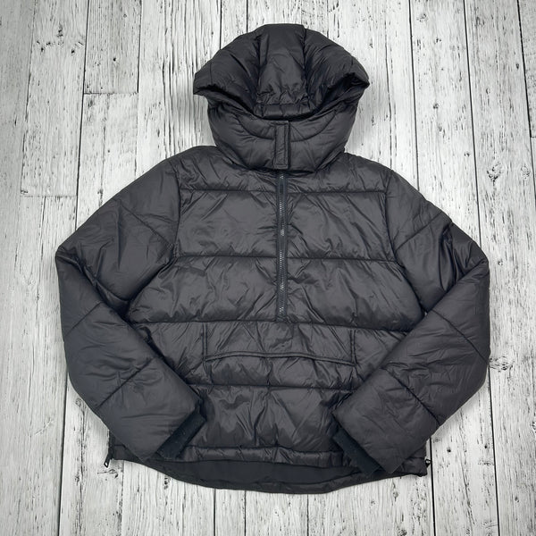 Garage Black Puffer Jacket - Hers XS