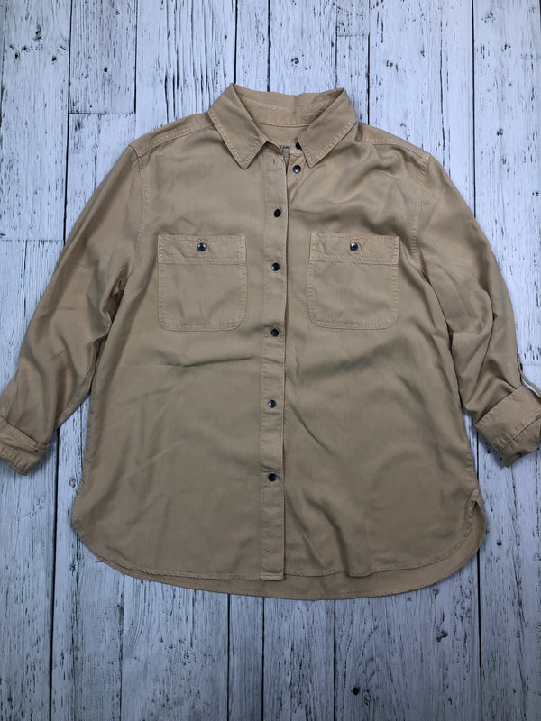 American Eagle brown button up shirt - Hers M