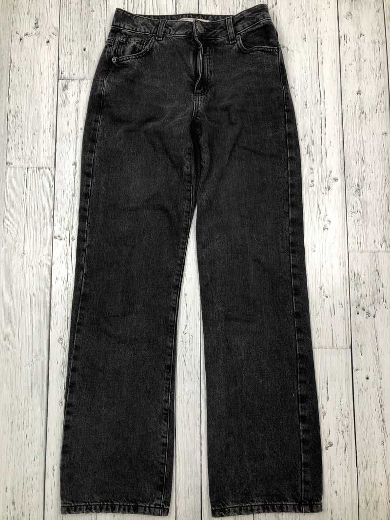 Garage 90s straight black jeans - Hers XS/25