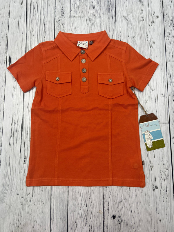 Fore!! orange collared shirt - Boys 5