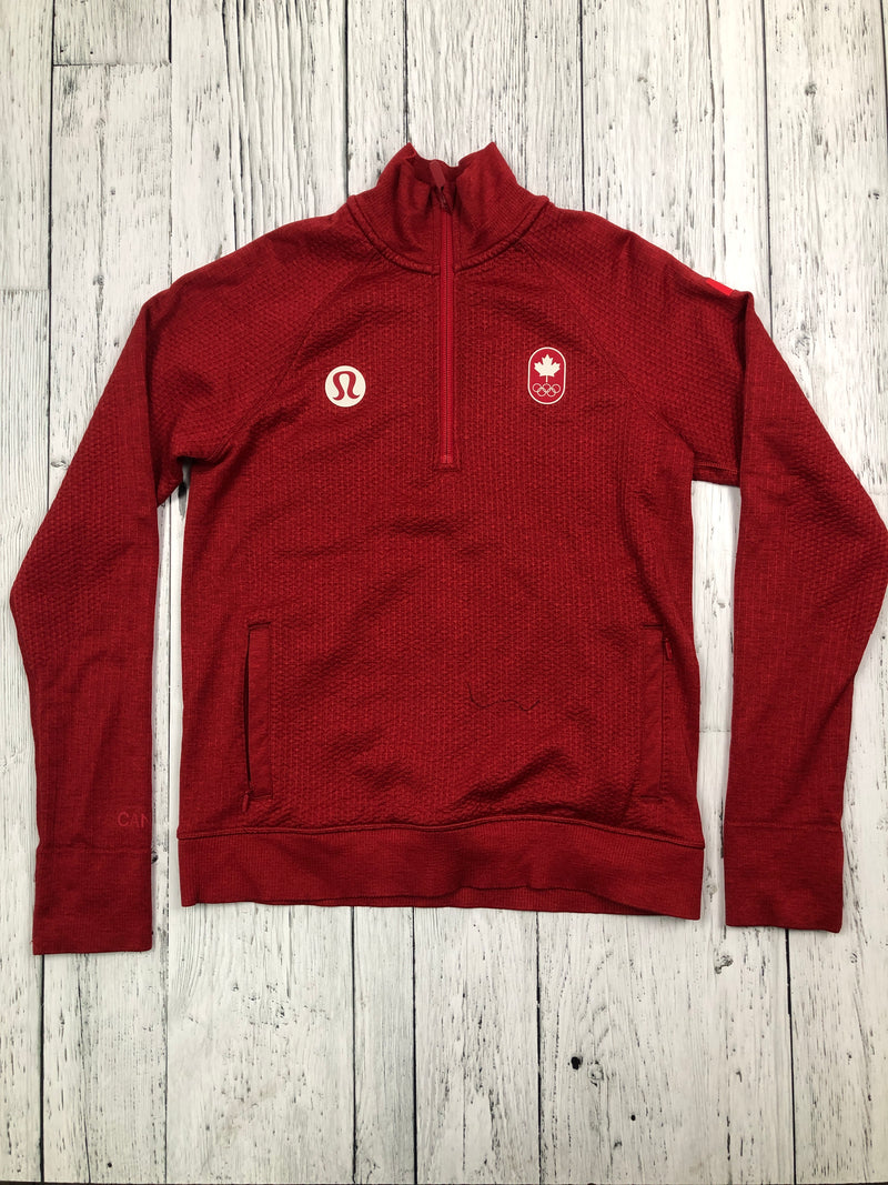 lululemon red Olympic sweater - Hers S/6