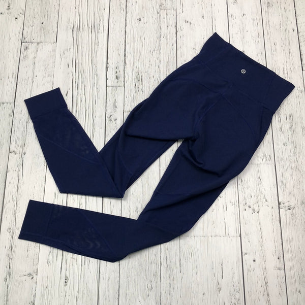 lululemon navy mesh leggings - Hers S/4