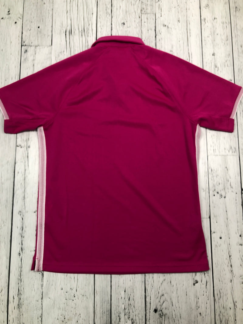 Under Armour pink golf shirt - His M