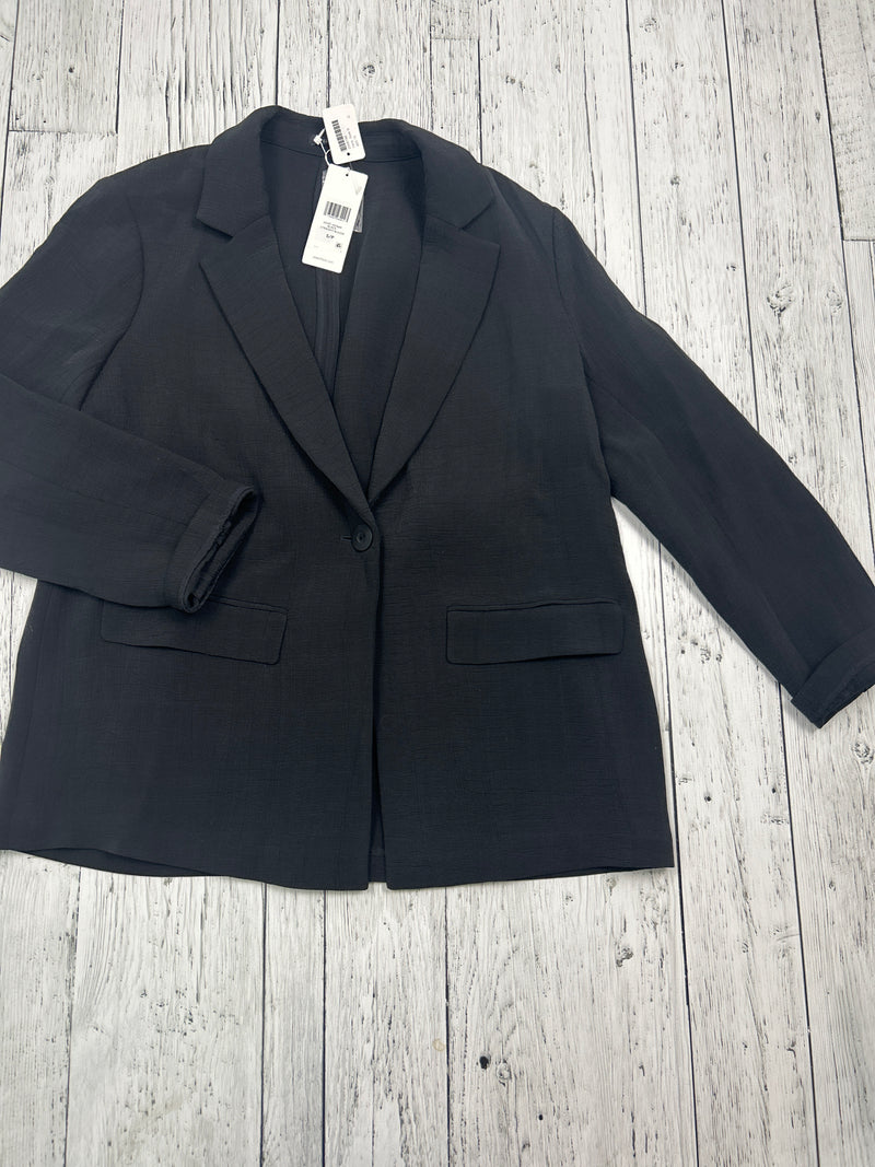 Eileen Fisher black silk blazer - Hers S