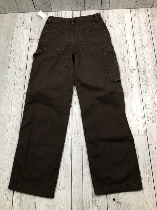 Tna Aritzia brown cargo pants - Hers 0