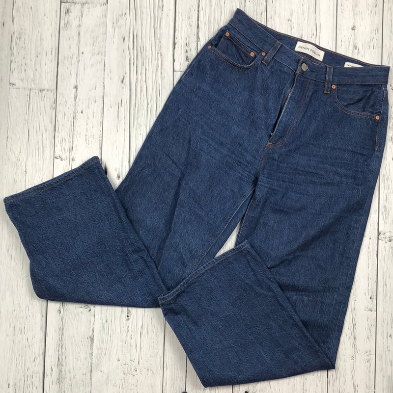 Denim forum blue wide legged jeans - Hers M/28