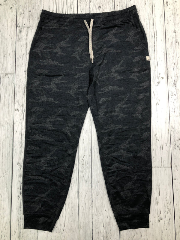 Vuori black patterned sweatpants - Hers S