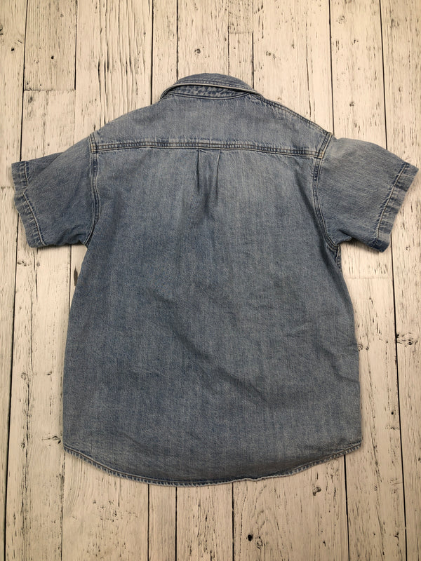 Denim Forum Aritzia blue denim shirt - Hers S