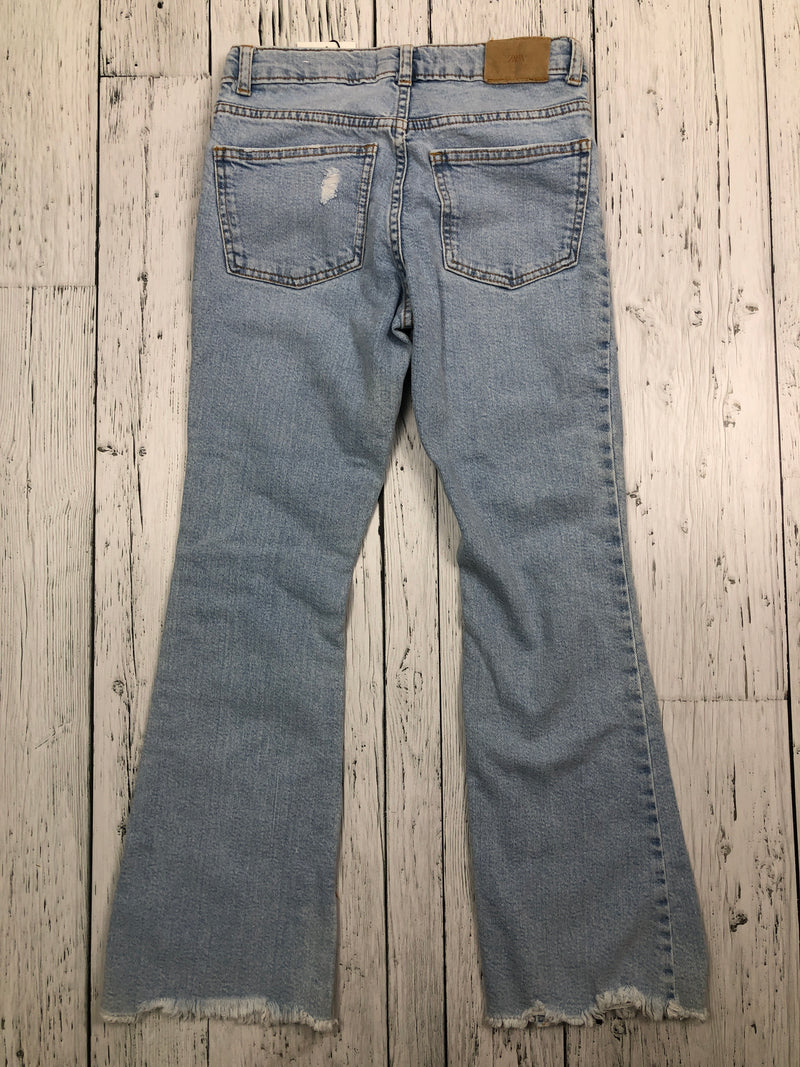 Zara blue distressed bootcut jeans - Girls 11/12