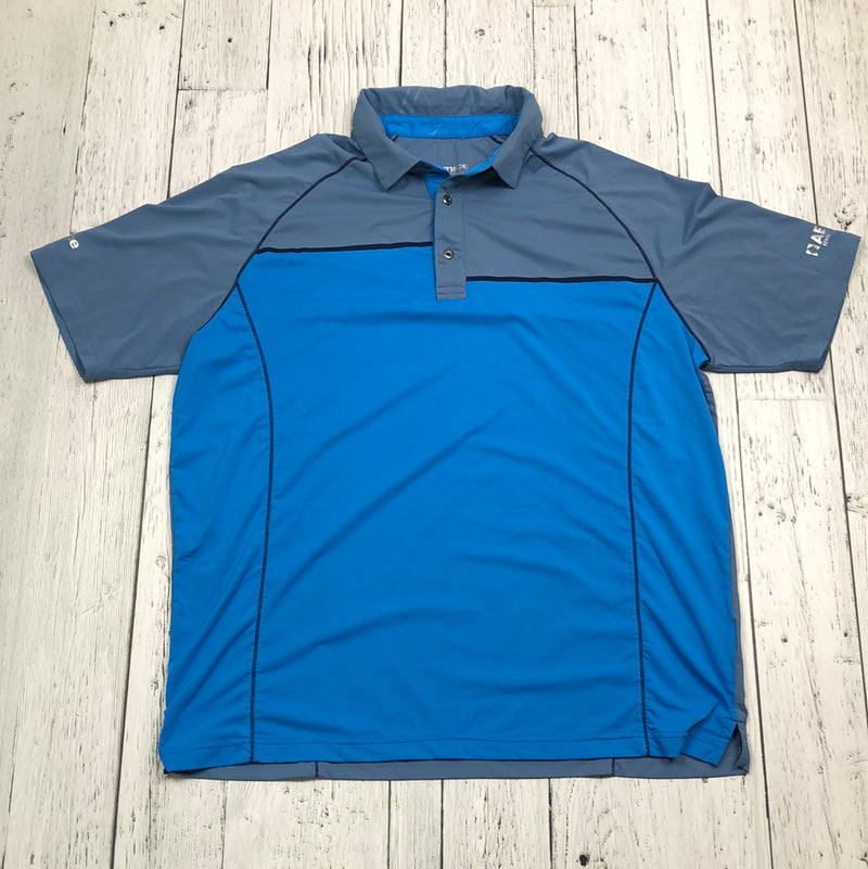 Sunice blue golf shirt - His L