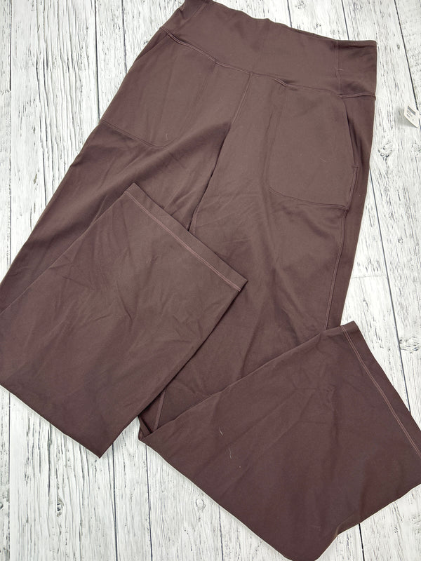 lululemon brown wide leg pants - Hers M/10