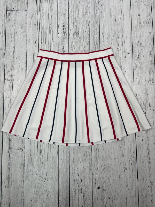 J.Lindeberg white red black striped skirt - Hers M