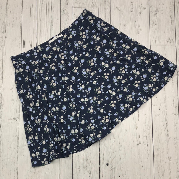 Hollister navy floral skirt - Hers L