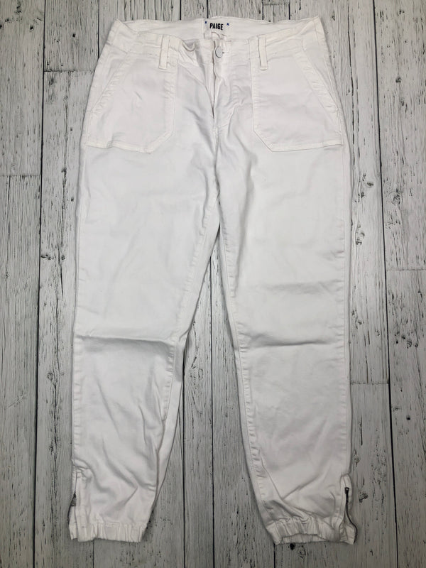 Paige mayslie white joggers - Hers M/29