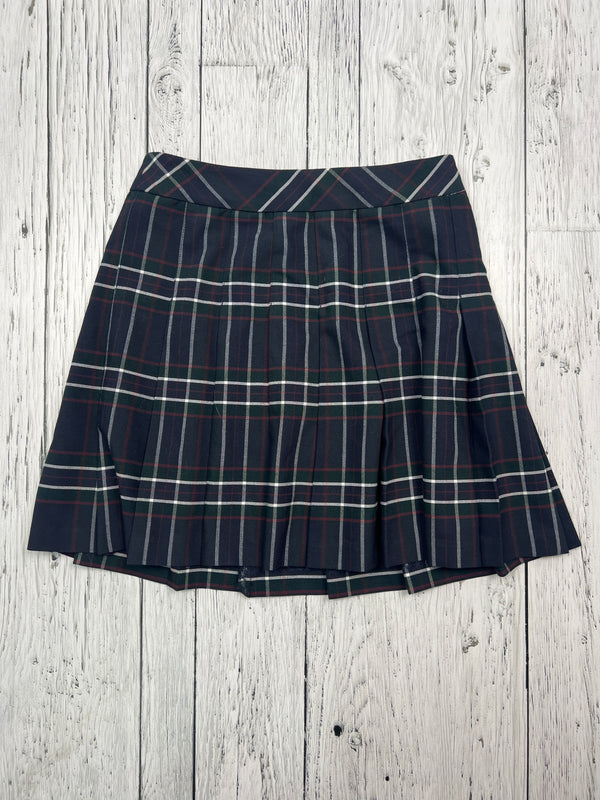 Sunday Best Aritzia navy plaid skirt - Hers XS/00