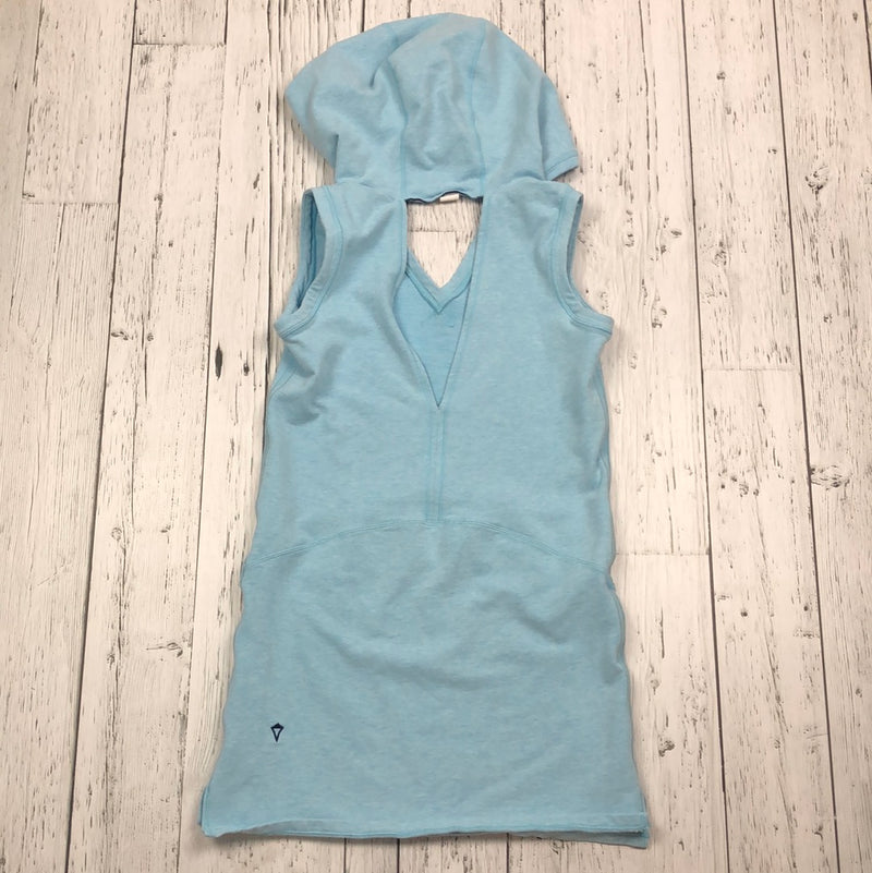 ivivva blue hooded tank top - Girls 10