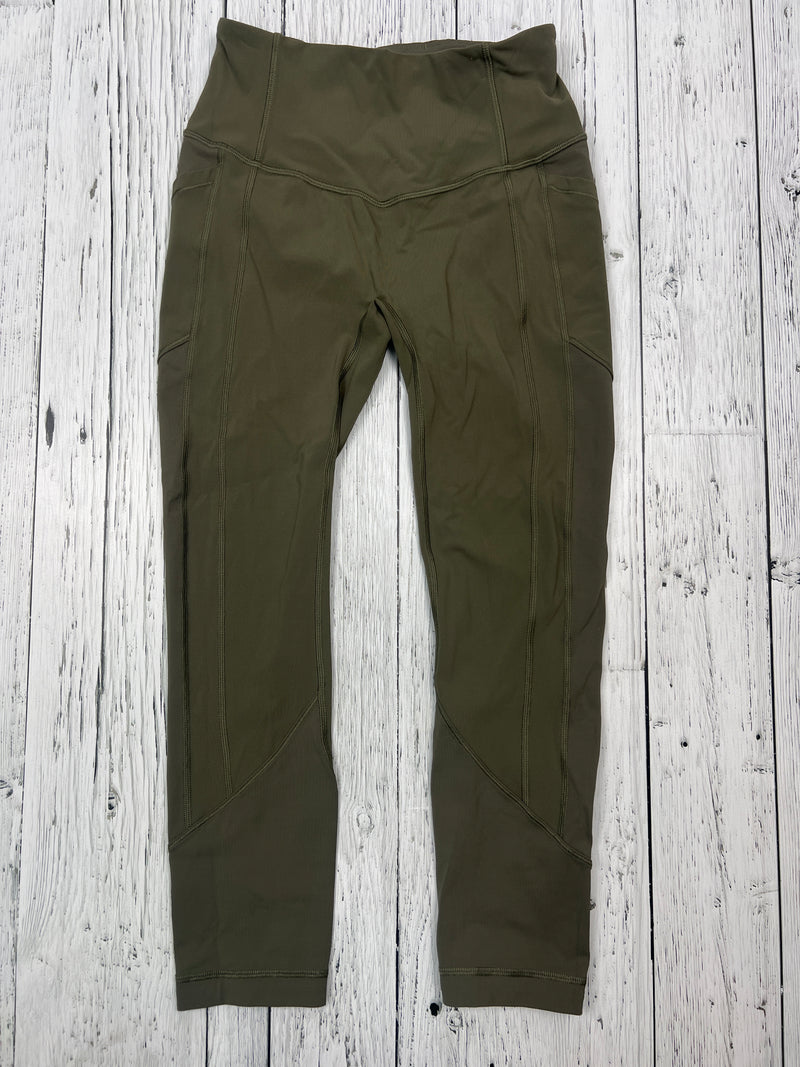 lululemon green leggings - Hers S/6
