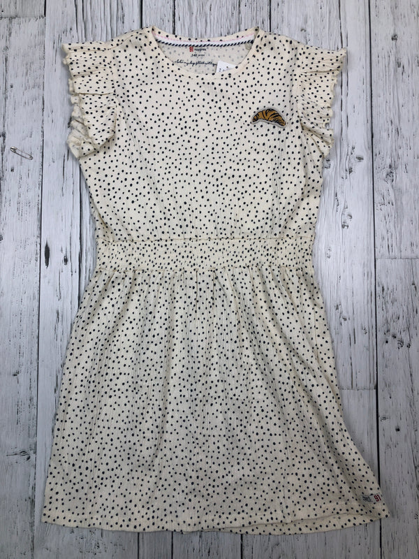 91 noppies white polka dot dress - Girls 10