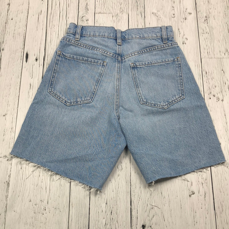 Garage blue denim shorts - Hers XXS/0