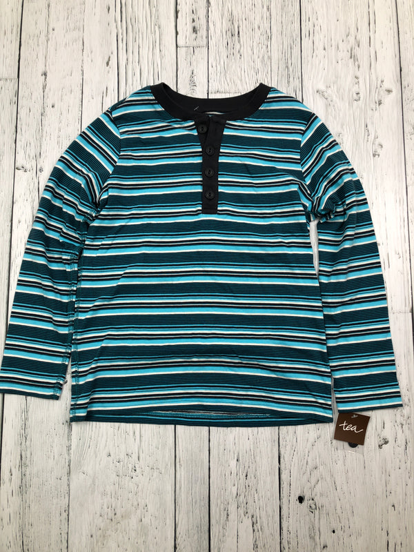 Tea blue striped shirt - Boys 8