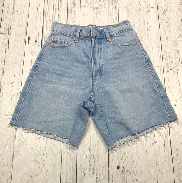Garage blue denim shorts - Hers XXS/0
