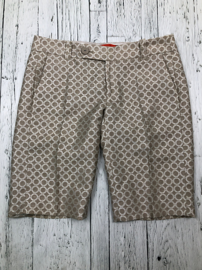 Cartonnier beige white patterned shorts - Hers S/4
