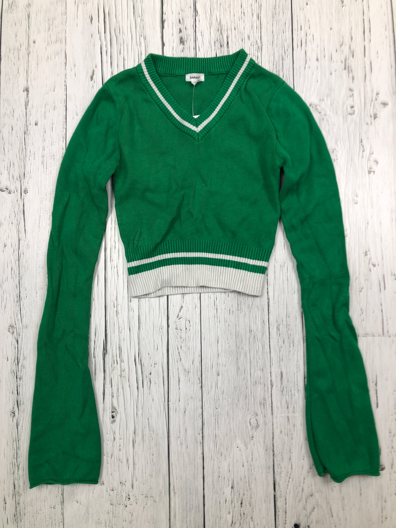 Garage green white shirt - Hers XS