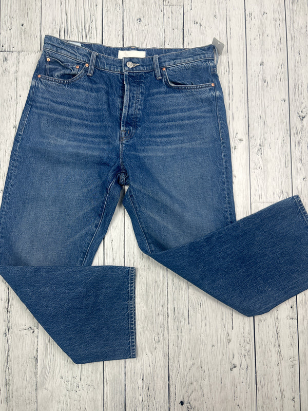 Mother The ditched crop blue jeans - Hers M/29