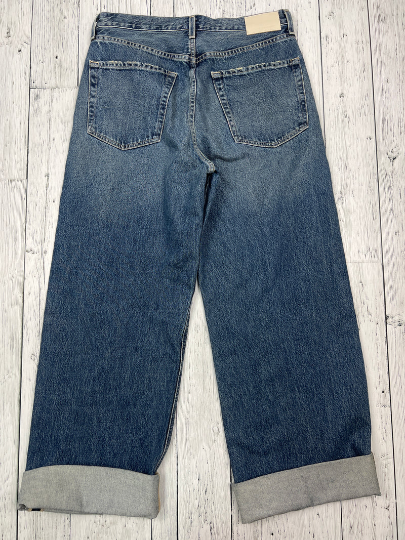 Citizens of humanity blue wide leg jeans - Hers M/29