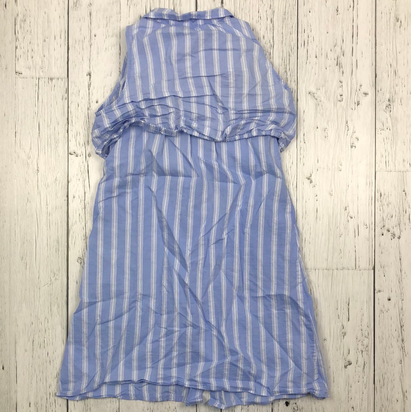 Zara blue white striped dress - Girls 11-12