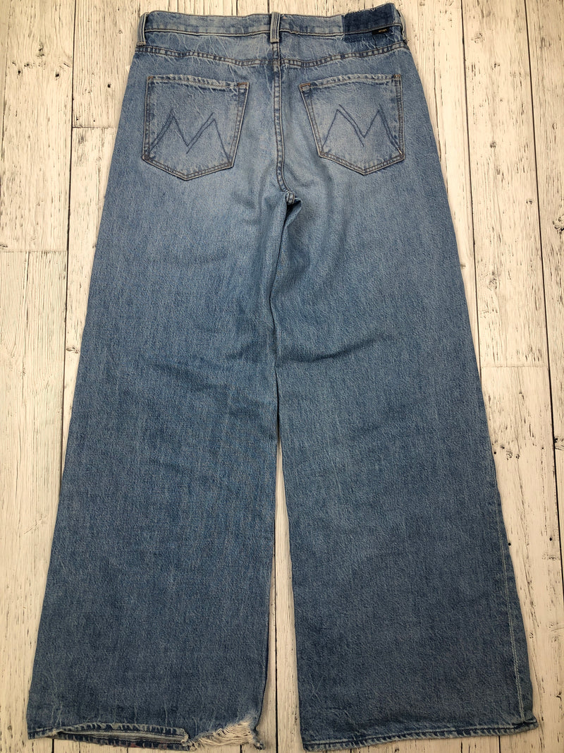 Mother ditcher roller sneak distressed blue jeans - Hers S/28