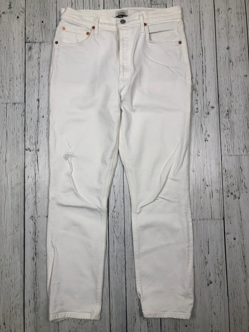 Citizens of Humanity Jolene white distressed jeans - Hers M/29