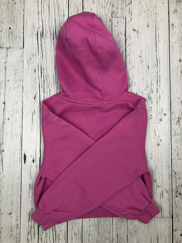 Pink Nike crop hoodie - Girl 12/13