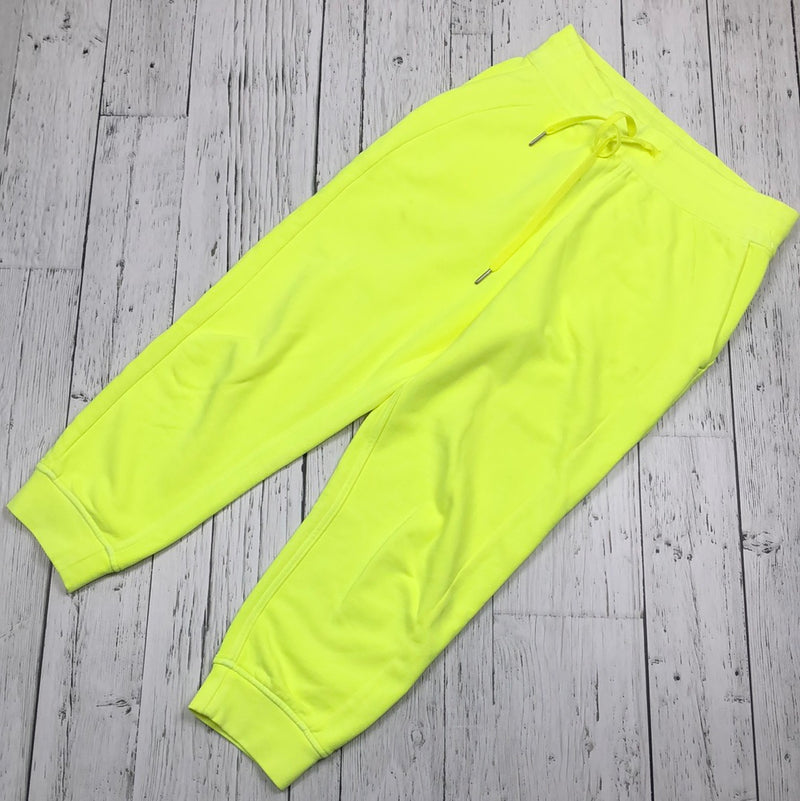 lululemon neon yellow sweatpants - Hers S/6