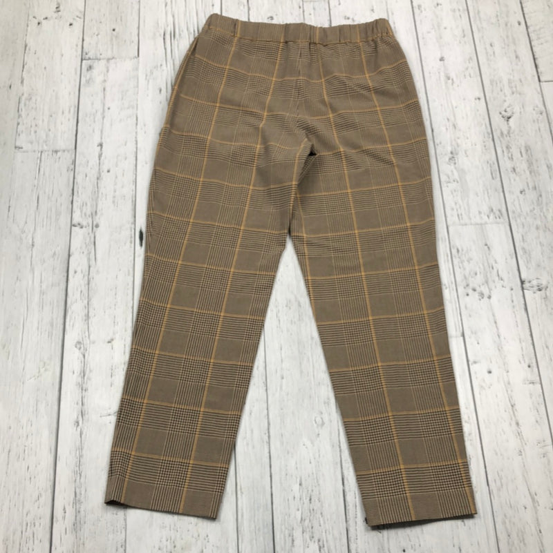 Wilfred Aritzia Khaki/Yellow Plaid Pleated Pants - Hers XXS/0