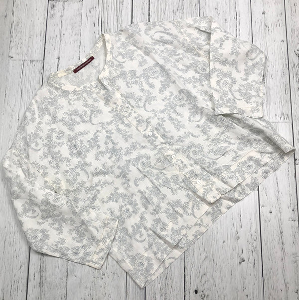 Comptoir Des Cotonniers white patterned shirt - Hers M