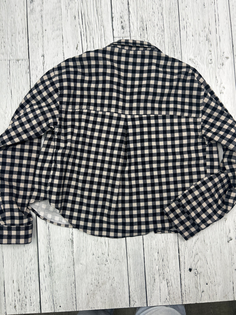 Zara plaid button up shirt - Girls 13/14